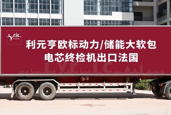 利元亨歐標動力/儲能大軟包電芯終檢機出口法國