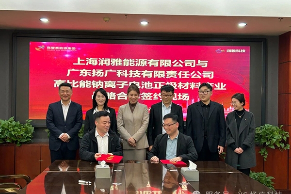 10億元！年產(chǎn)6萬噸！這一鈉離子電池正極材料項目簽約