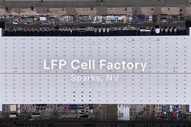初始產(chǎn)能約10GWh！特斯拉北美首座磷酸鐵鋰電池廠即將完工