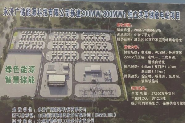 總投資8億元！山西永濟這一獨立共享儲能電站項目三季度投運