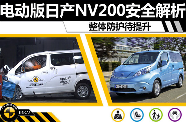 電動版日產NV200安全解析 整體防護待提升