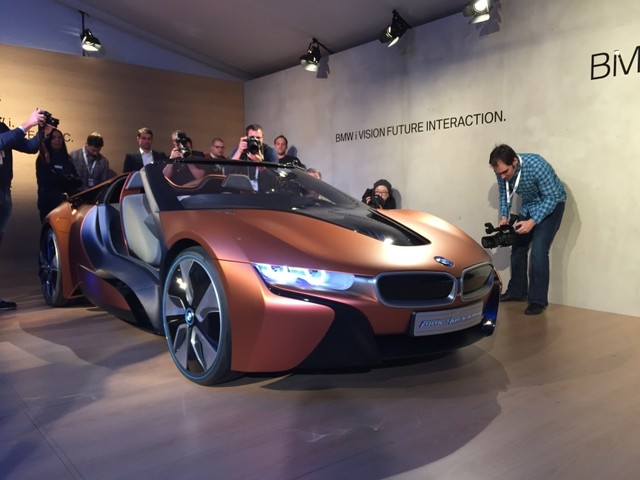 定制個性化移動互聯 實拍寶馬i8 spyder 