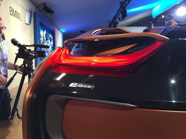 定制個性化移動互聯 實拍寶馬i8 spyder 