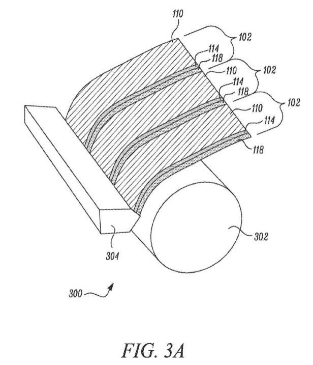 特斯拉在專利申請中發布的相關圖紙