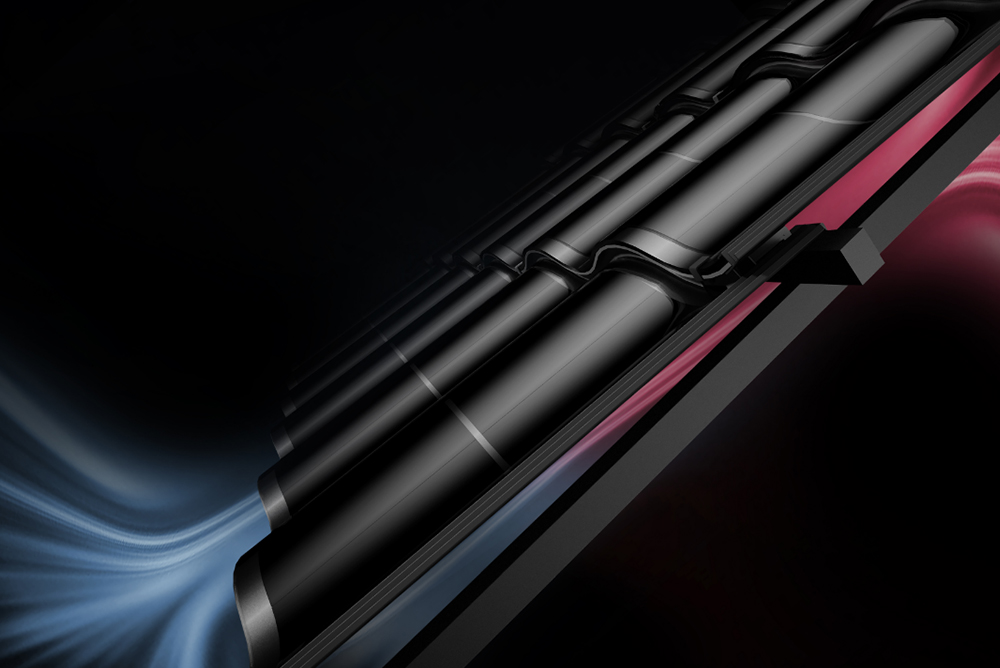 華寶新能美學曲面光伏瓦