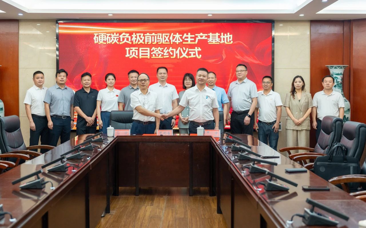 鈉能時(shí)代硬炭負(fù)極材料前驅(qū)體生產(chǎn)項(xiàng)目落地湖南益陽