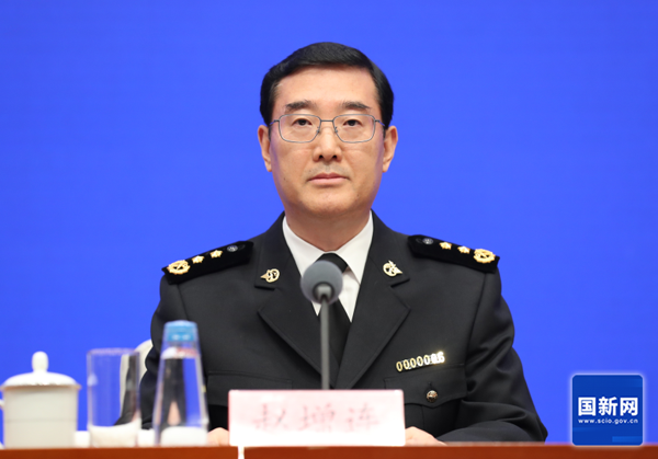 海關(guān)總署副署長(zhǎng)趙增連（徐想 攝）