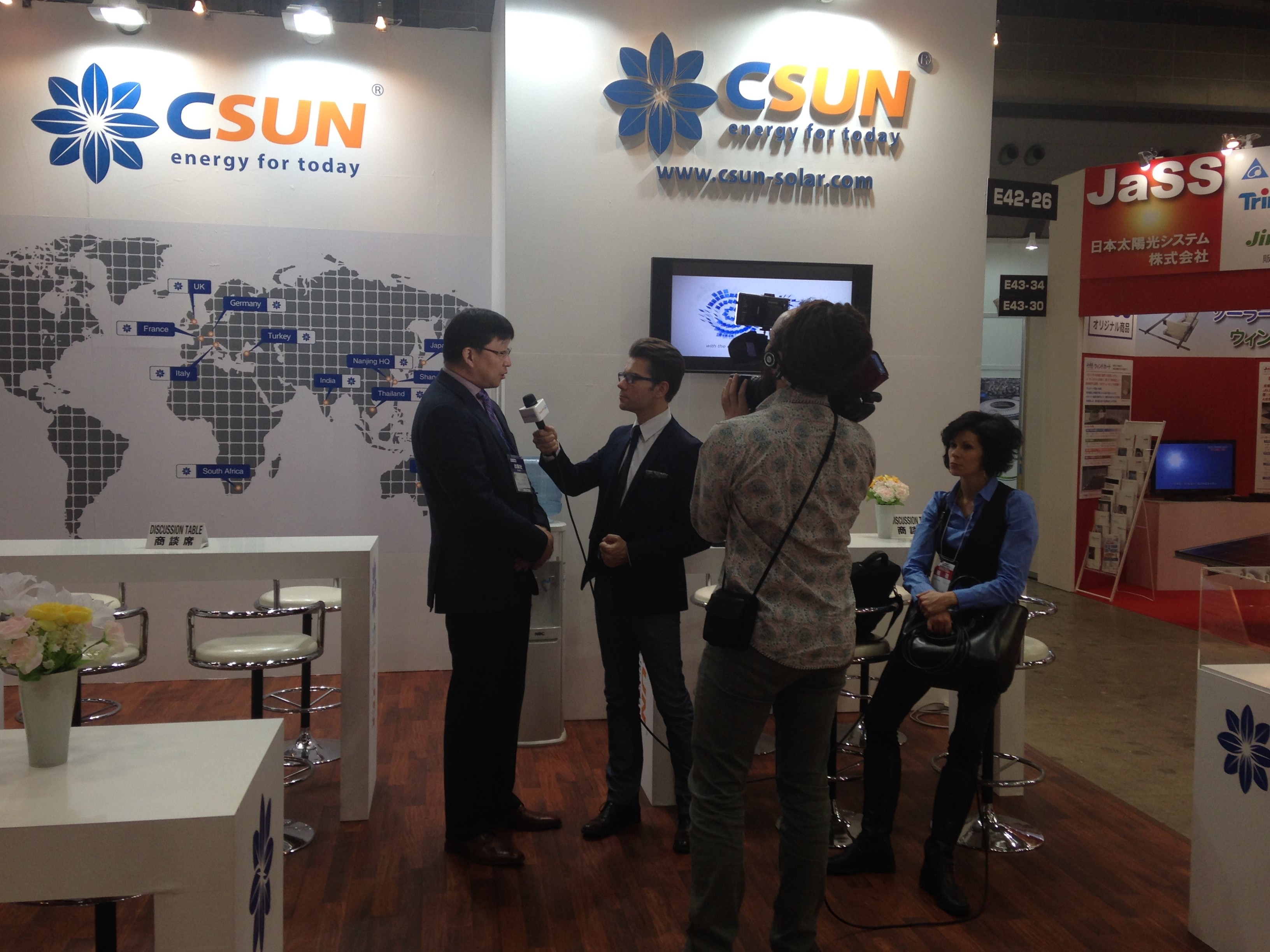 日本光伏展：中電光伏眾多明星產品集體亮相