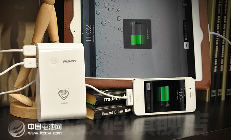 品勝品牌移動電源角，圖/中國電池網