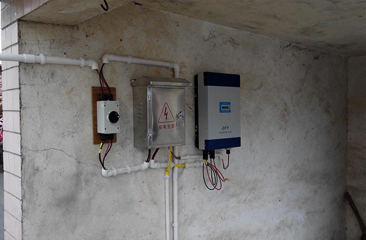 中電電氣光伏易湖南岳陽5KW家用光伏電站成功并網