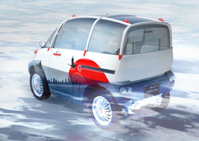 日本FOMM公司發布全球首輛水陸兩棲電動車