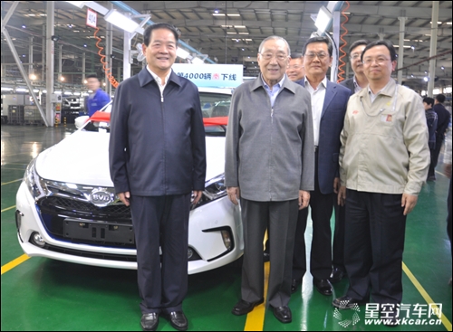 前國務(wù)院副總理李嵐清視察陜西西安比亞迪