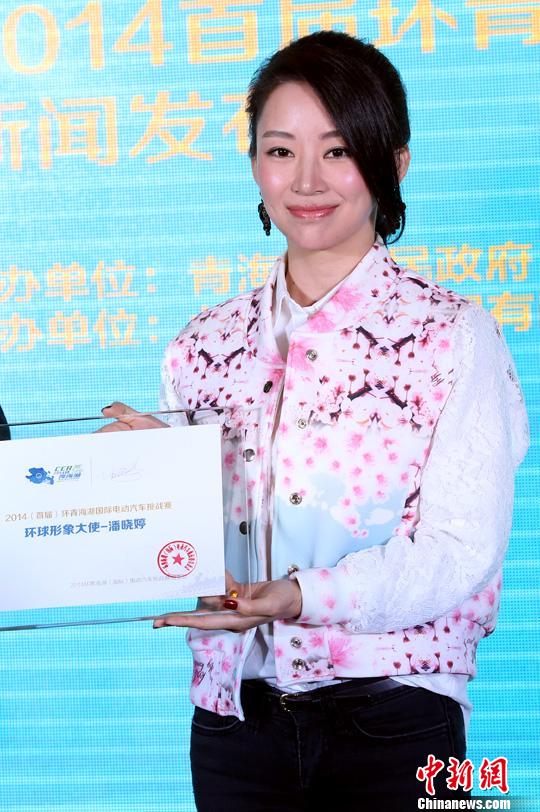 青海將辦電動汽車挑戰賽潘曉婷任形象大使