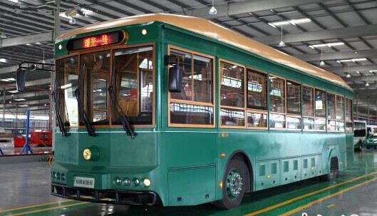 “珠海造”純電動觀光巴士運北京 十一運營 “珠海造”純電動觀光巴士運北京 十一運營