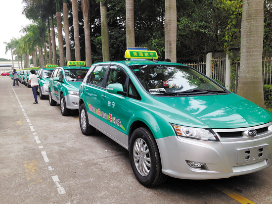 珠海公交集團30輛比亞迪e6純電動出租車投入運營 珠海公交集團30輛比亞迪e6純電動出租車投入運營