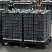 美國賓夕法尼亞州阿奎恩(Aquion)工廠生產(chǎn)的電池組 美國賓夕法尼亞州阿奎恩(Aquion)工廠生產(chǎn)的電池組