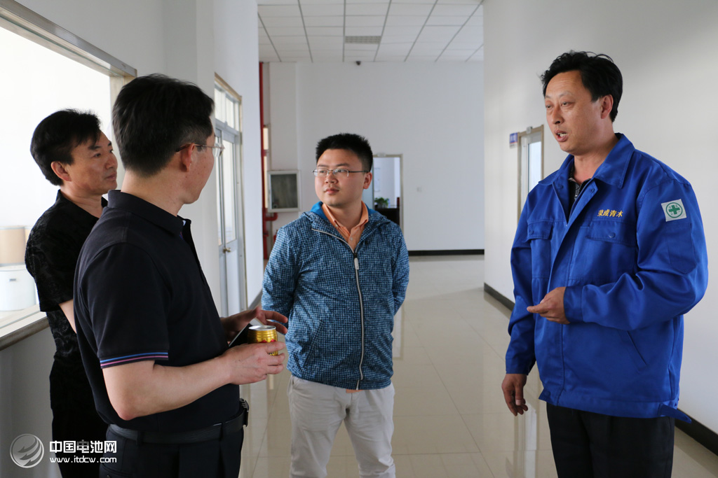 中國電池網一行在山東威海調研榮成青木化學 中國電池網一行在山東威海調研榮成青木化學