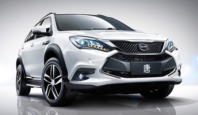 比亞迪插電式混合動力SUV“唐”上市 最低售價在21萬元以內