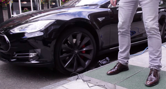 踏步充電模式 特斯拉充電設備成果發布 踏步充電模式 特斯拉充電設備成果發布