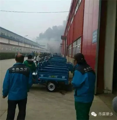 河南新鄉格瑞恩生產車間發生火災    具體起火原因未明