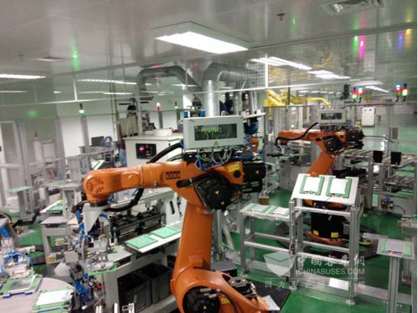 中航鋰電產品生產現場中航鋰電產品生產現場