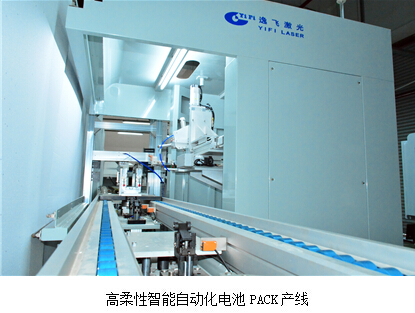 逸飛激光高柔性智能自動化電池PACK生產線在武漢誕生