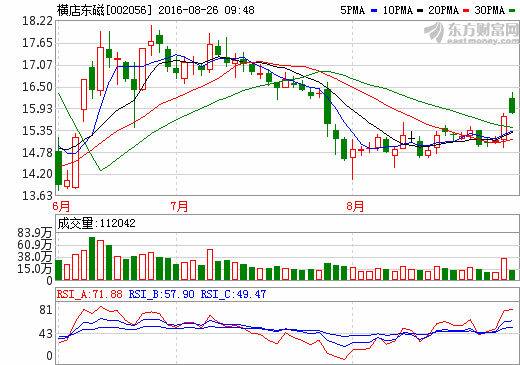 橫店東磁 橫店東磁