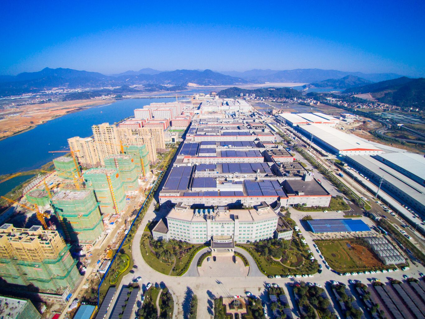 寧德時代新能源工業園區鳥瞰圖 寧德時代新能源工業園區鳥瞰圖