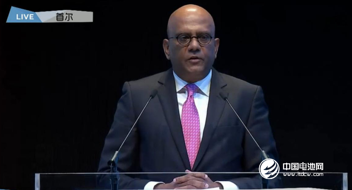 圖：UL消費(fèi)事業(yè)部總裁Sajeev Jesudas先生上臺(tái)分享