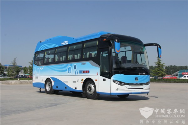 應時而生，中通首臺客運版燃料電池客車成功下線