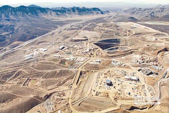中國樂山盛和稀土公司與海外投資企業共同買下美國唯一稀土供應來源派斯山（Mountain Pass）稀土礦。（摘自網路）