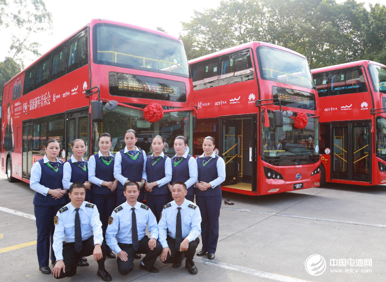 服務深圳市民的比亞迪純電動雙層巴士 服務深圳市民的比亞迪純電動雙層巴士