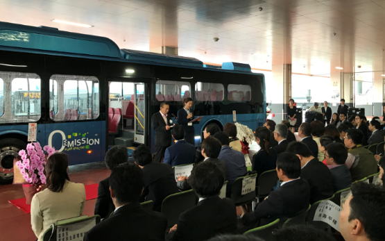 沖繩Ships Agency有限公司執(zhí)行會長松田美貴致辭