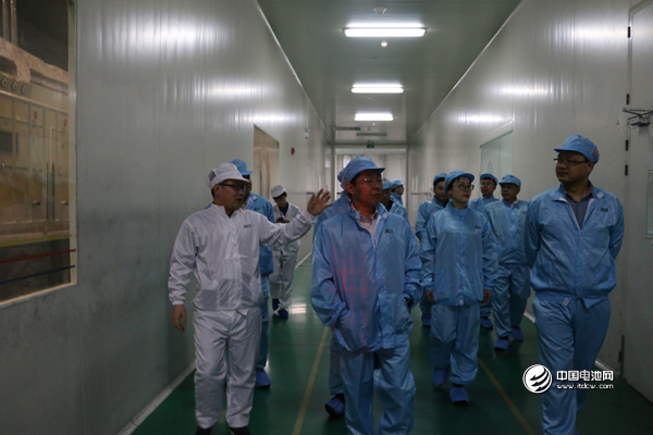 中國鋰電新能源產業鏈調研團一行參觀捷威動力