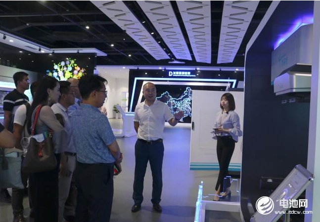 中國鋰電新能源產業(yè)鏈調研團參觀中國新能源生態(tài)科技館