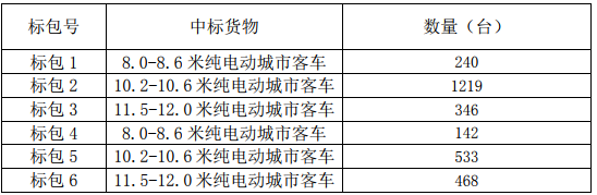 (一)2018年3138臺(tái)純電動(dòng)客車招標(biāo)項(xiàng)目(招標(biāo)編號(hào):0692-186BZHA40031) (一)2018年3138臺(tái)純電動(dòng)客車招標(biāo)項(xiàng)目(招標(biāo)編號(hào):0692-186BZHA40031)