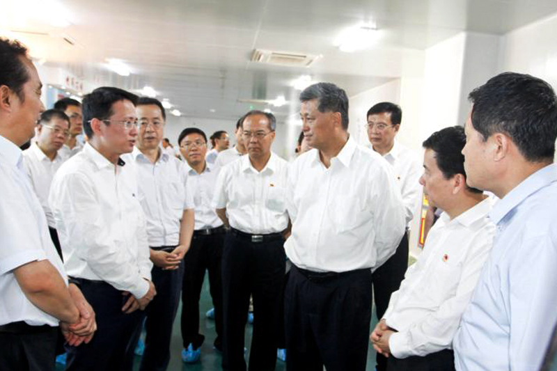 廣東省省長馬興瑞、廣汽董事長曾慶洪等考察天臣新能源電芯生產基地