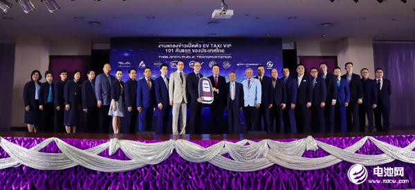 比亞迪百臺e6交付曼谷 簽下1000臺電動汽車訂單