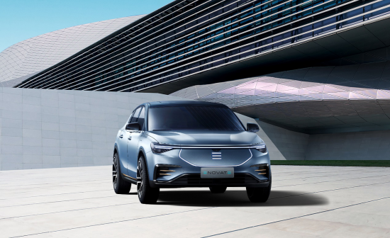 天際ME7固態電池展車是國內首臺公開展示的固態電池樣車