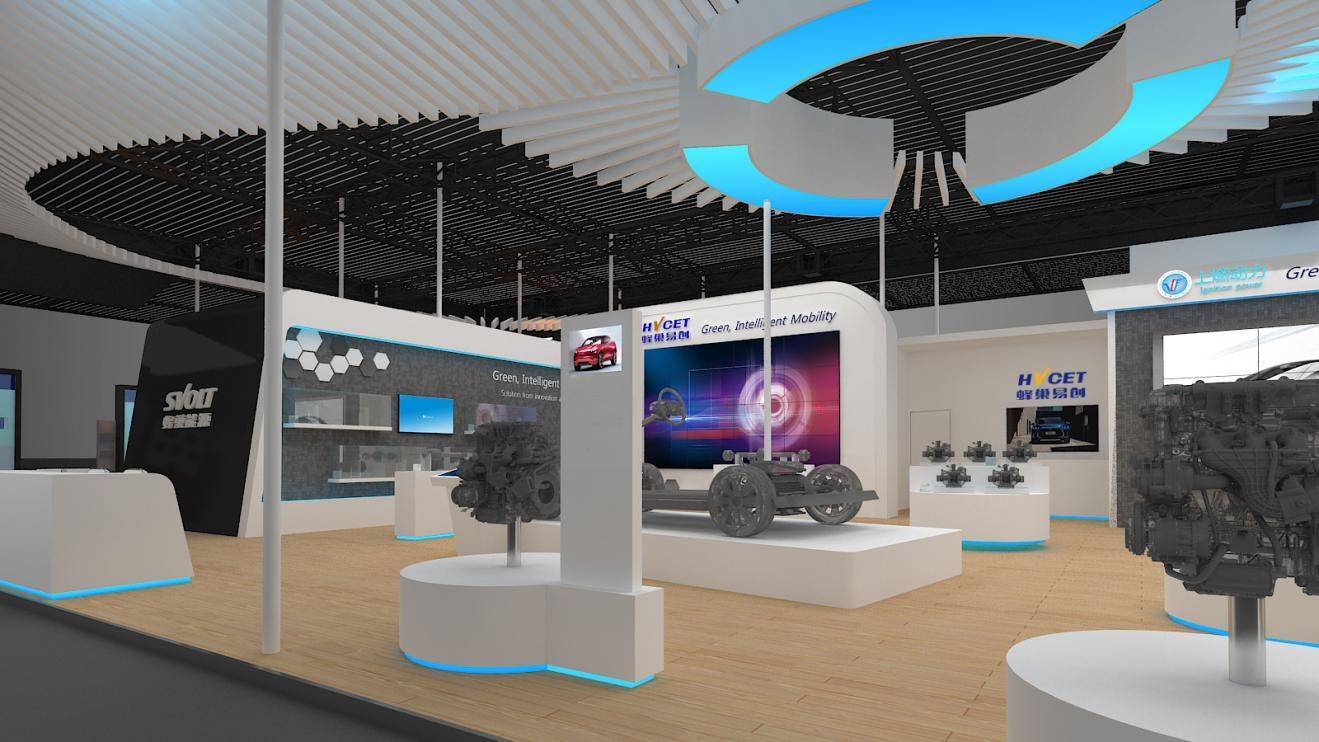 蜂巢易創(chuàng)、蜂巢能源、未勢能源、上燃動力聯(lián)合展臺