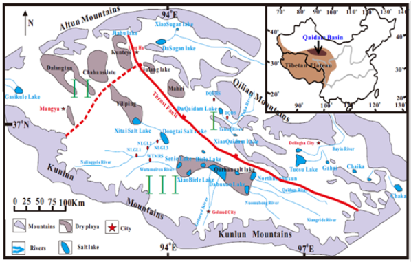 柴達木盆地鹽湖鋰同位素分區 柴達木盆地鹽湖鋰同位素分區