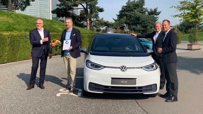 9月11日,大眾ID.3在德國完成全球首次交付 9月11日,大眾ID.3在德國完成全球首次交付