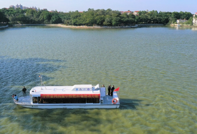 首艘高溫甲醇燃料電池動(dòng)力船“嘉鴻01”成功首航 首艘高溫甲醇燃料電池動(dòng)力船“嘉鴻01”成功首航