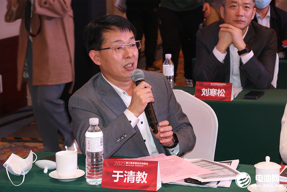 中關村新型電池技術創新聯盟秘書長、電池百人會理事長于清教