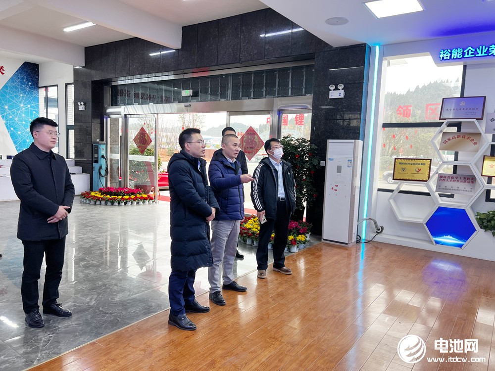中關村新型電池技術創新聯盟秘書長于清教一行參觀考察遂寧鋰電產業鏈