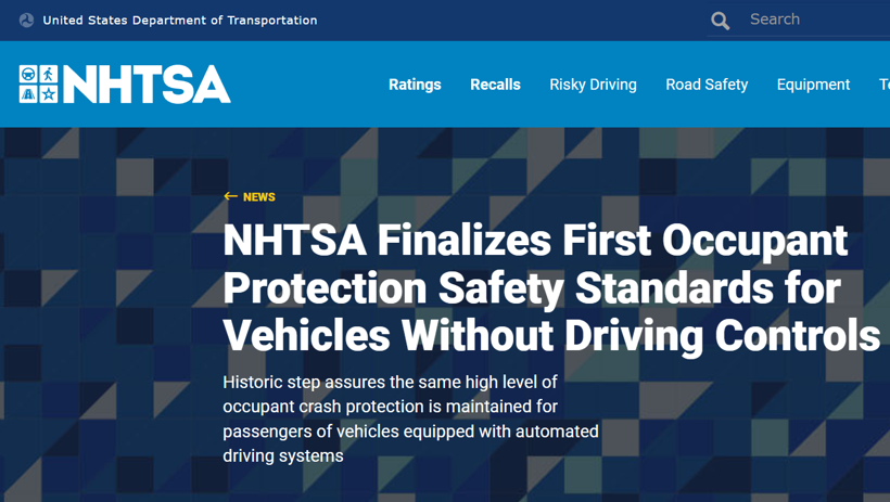 圖片來源:NHTSA 圖片來源:NHTSA