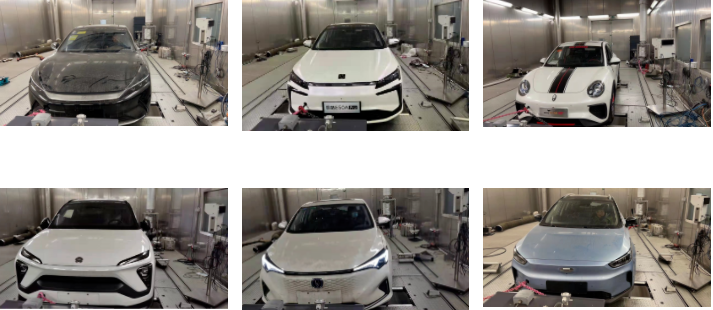 部分試驗(yàn)車輛