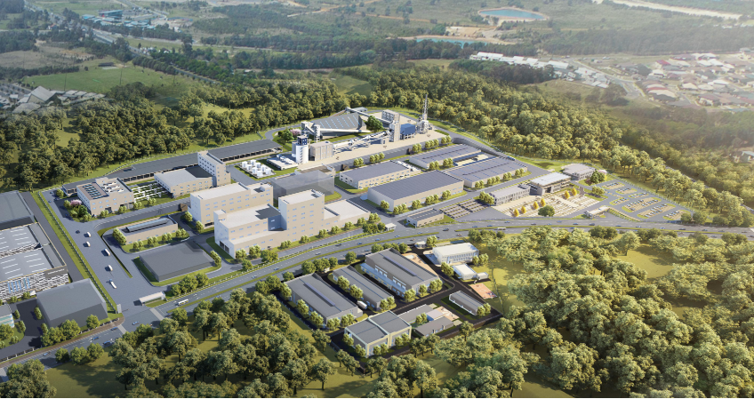 盛新鋰能鋰鹽生產(chǎn)基地 圖片來源：盛新鋰能