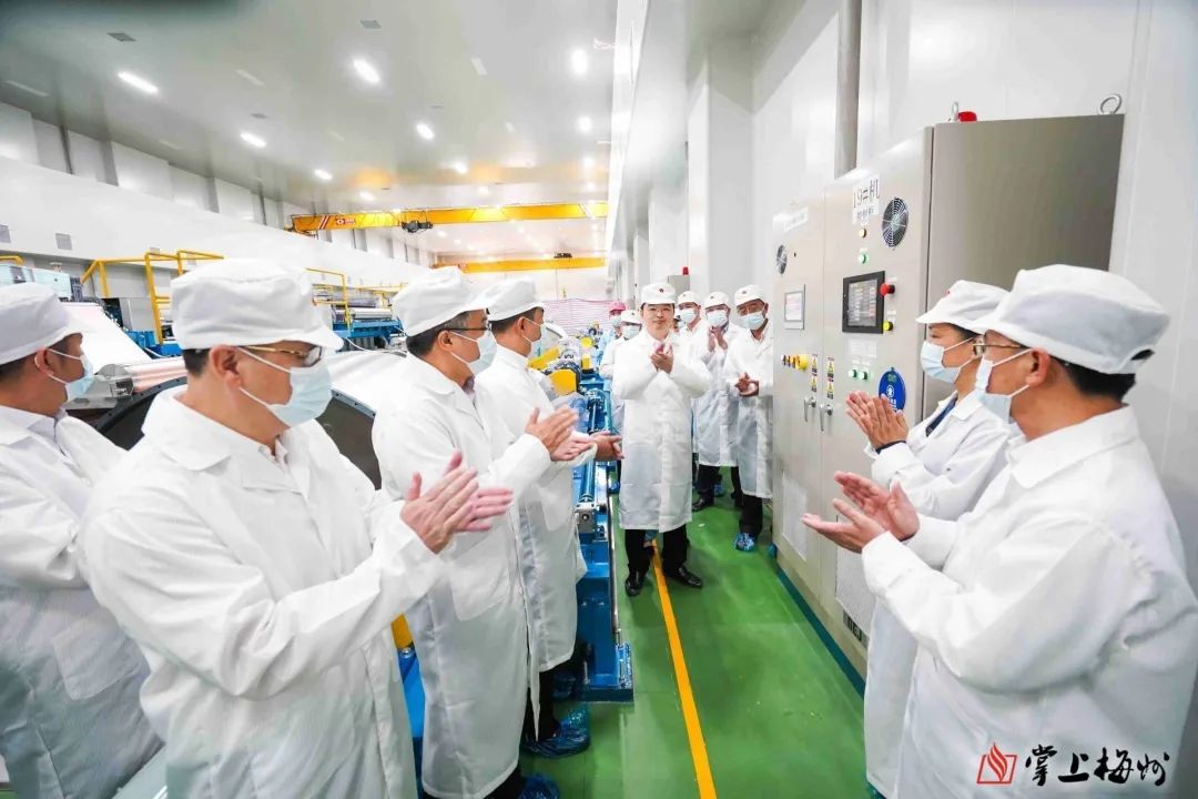 嘉元科技白渡基地一期1.5萬噸高性能銅箔項目二號車間正式投產 嘉元科技白渡基地一期1.5萬噸高性能銅箔項目二號車間正式投產