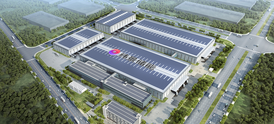 緯景儲能珠海超G工廠鳥瞰圖 緯景儲能珠海超G工廠鳥瞰圖